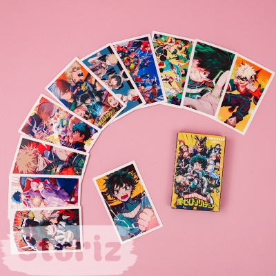 Набор картонных карточек "My Hero Academia № 3" 30шт.