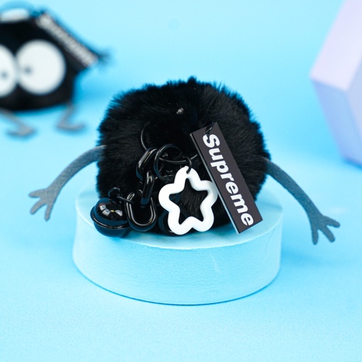 Мягкий брелок "Уголек" style four, 6.5 см