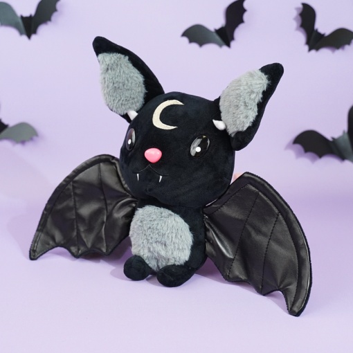 Мягкая игрушка "Bat" черный, 30см
