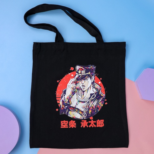 Сумка тканевая "Джоджо", черный, 177-V