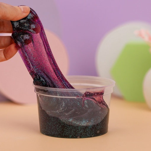 Слайм "Стекло", фиолетовый единорог , 150 гр. STORIZ