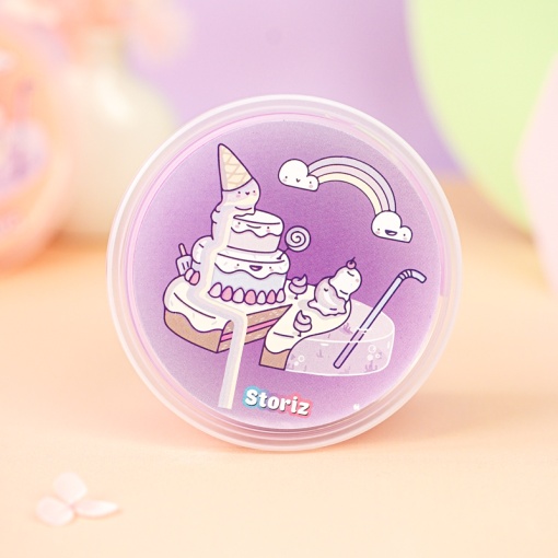 Слайм "Sugar Party", серия Butter (фиолетовый), 150гр. STORIZ