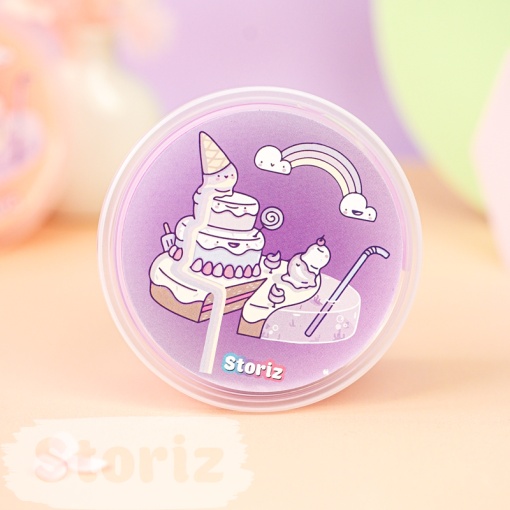 Слайм "Sugar Party", серия Butter (фиолетовый), 150гр. STORIZ