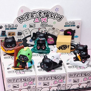 Фигурка Surprise "Черный котик" vlog, №80219, в ассортименте 1шт оптом