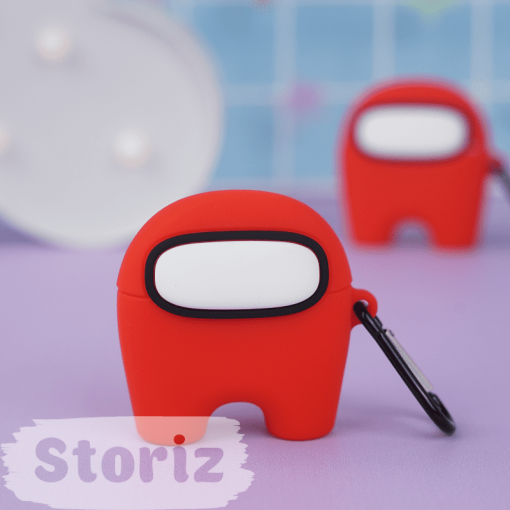 Чехол для AirPods Pro 3 "Among Us" красный