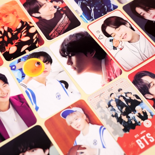 Набор картонных карточек "K-POP" BTS 30шт.