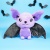Мягкая игрушка "Bat" фиолетовый, 30см