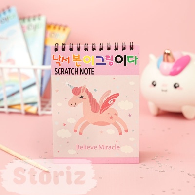 Блокнот "Scratch note Unicorn" 14x10 см