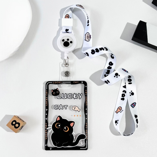 Чехол для карты "Black cat" lucky