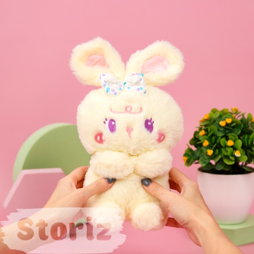 Мягкая игрушка "Кролик" белый, 23 см