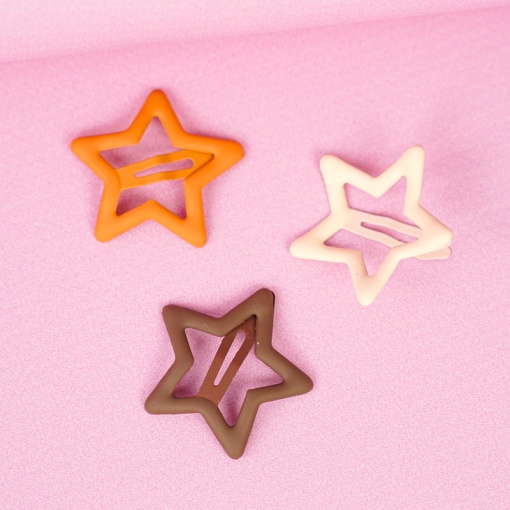 Набор заколок для волос "Geometry №2" звезды, 3 шт.