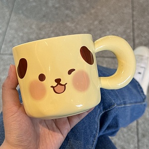 Кружка "Doggy" желтый 450 мл оптом со склада!