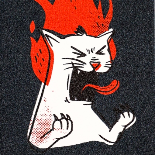 Чехол для карты "Fire cat" STORIZ