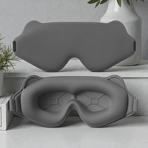 Маска для сна "3D" серый