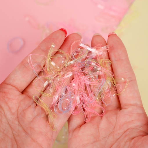 Набор силиконовых резинок для волос "Bunny №7"