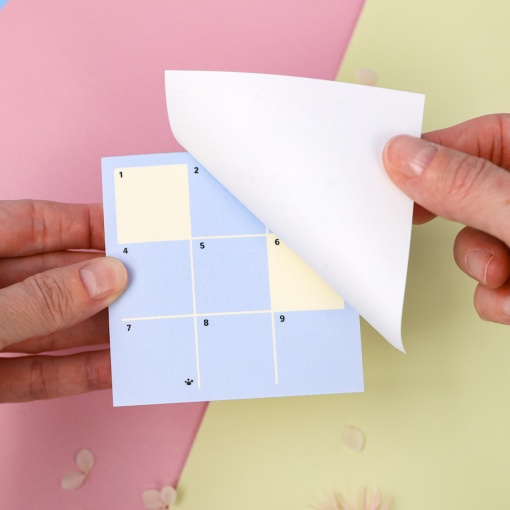 Набор стикеров для заметок "Квадраты" №11 (100 листов)