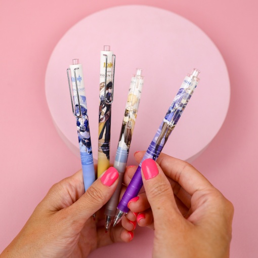 Набор ручек "Genshin Impact" 2154, в шоу-боксе, 24шт