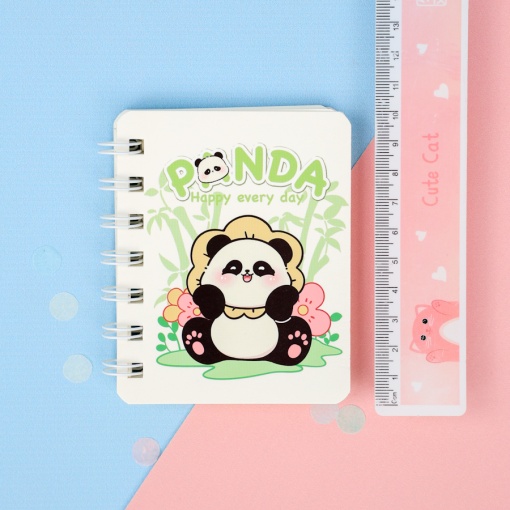 Блокнот "Панда" A7, в ассортименте 1шт