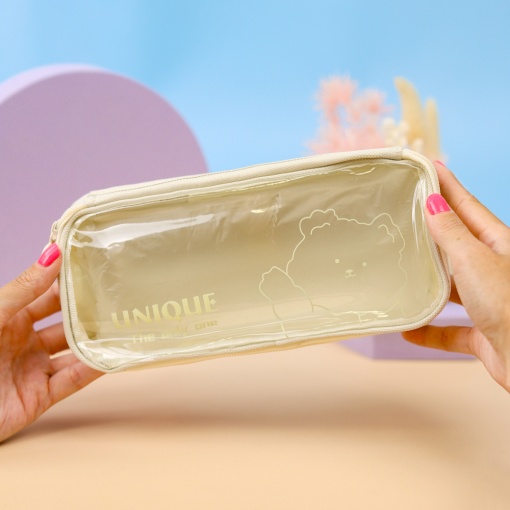 Пенал "Bear Unique" белый 