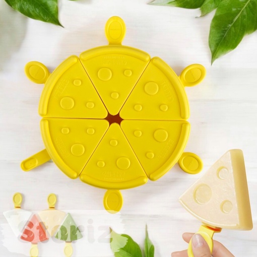 Мороженица "CHEESE" желтый (6шт в комплекте) оптом