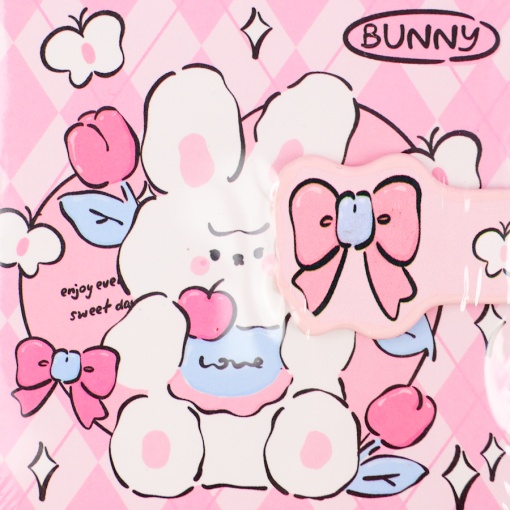 Мини-блокнот "Зайка" 8х8 см, в ассортименте 1 шт.