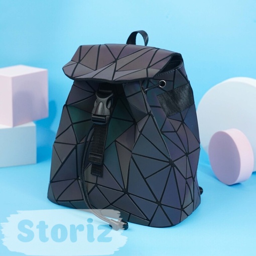 Рюкзак "Luminous Geometry" серый, 25х25см