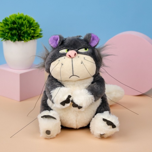 Мягкая игрушка "Хмурый Кот" серый, 30см