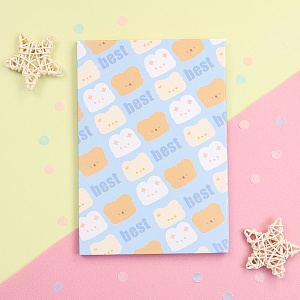 Зеркало настольное "Bear&Bunny" 20.8х14.5см