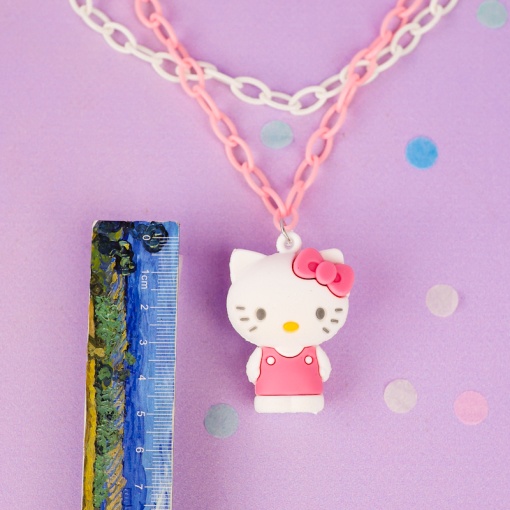 Кулон на цепочке "Hello Kt" 