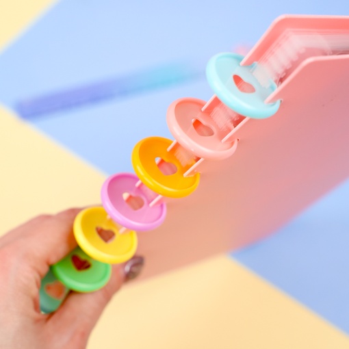 Альбом для карточек "Биндер" розовый 16х20см