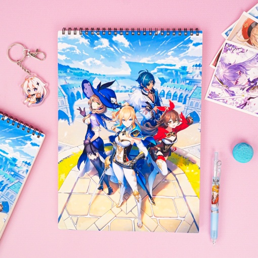 Скетчбук "Genshin Impact" 10, A4 (25 листов)