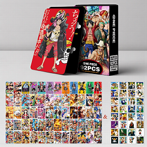 Набор картонных карточек "One piece" с наклейками, №94-05, 92шт