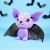 Мягкая игрушка "Bat" фиолетовый, 30см