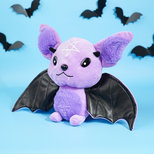 Мягкая игрушка "Bat" фиолетовый, 30см