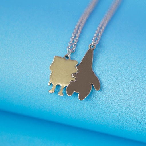 Кулон парный "Best Friends" губка и звезда