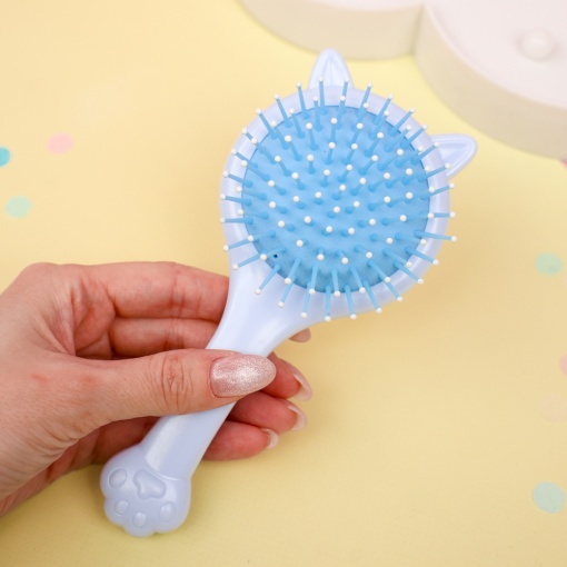 Расческа "Кошечка" голубой