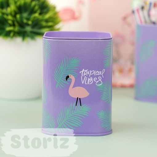 Копилка "Tropical vibes" фиолетовый оптом