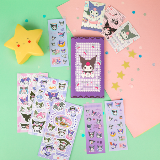 Набор наклеек и карточек "Куро" (6 листов)