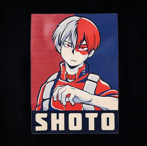 Сумка тканевая "Моя геройская академия", черный, 263-A