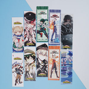 Набор закладок "Моя Геройская Академия" 10шт