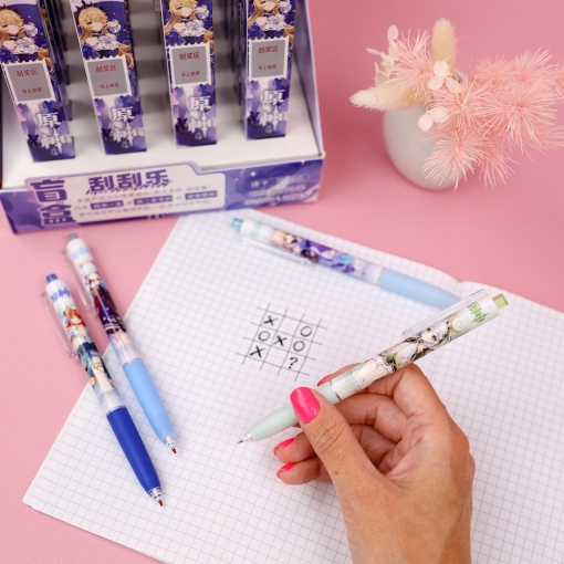 Набор ручек "Genshin Impact" 0068, в шоу-боксе, 24шт