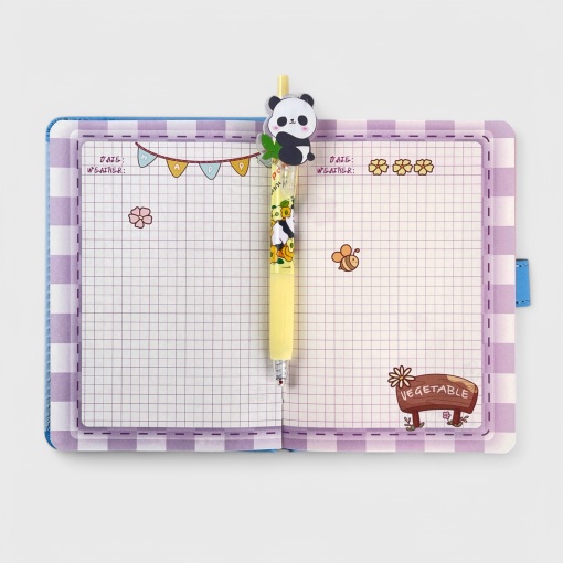 Канцелярский набор "Панда" №22102, голубой