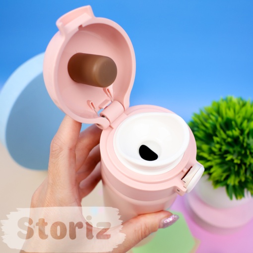 Термос "Cute puppy" №6445 розовый, 390 мл. оптом