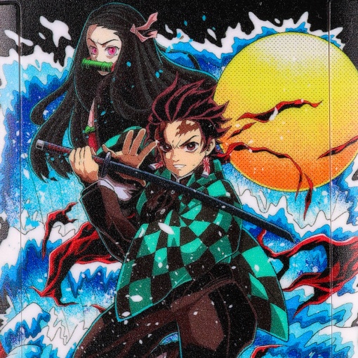 Чехол для карты "Demon Slayer" Nezuko и Tanjiro
