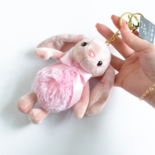 Мягкий брелок "Пушистый Кролик" 15 см