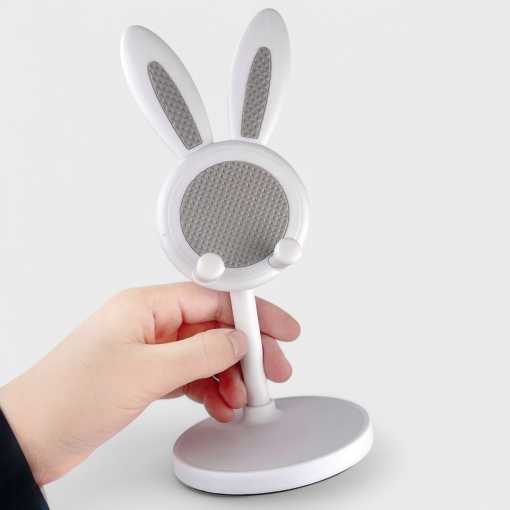 Подставка для телефона "Зайка" белый