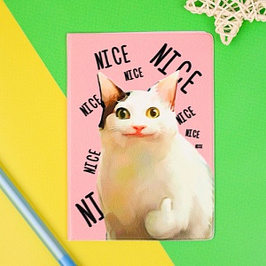 Обложка на паспорт "Nice cat" STORIZ
