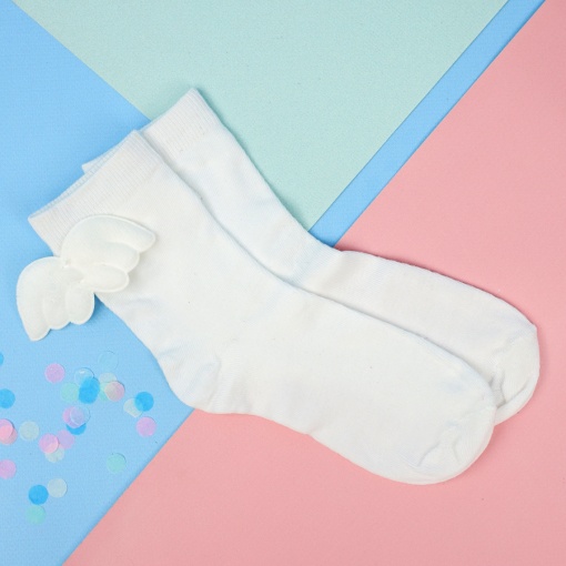 Носки "Крылья ангела", белый, р.36-39