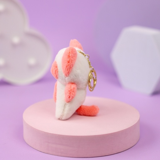 Мягкий брелок "Котенок Dudu" розовый, 12 см