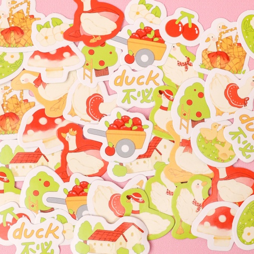 Набор наклеек "Cute Duck", 45 шт.